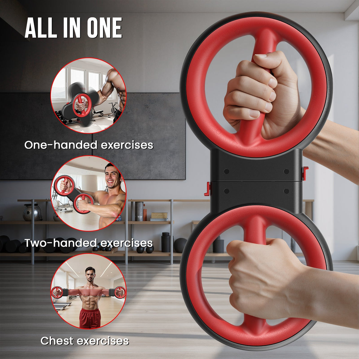 adjustable arm strength trainer training equipment forearm wrist chest muscles accessory