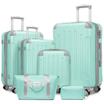 Amerika's best verkochte luggage set, 6-piece with travel bag, fabriekshoge quality, suitable for studenten and persoonlijke travel.