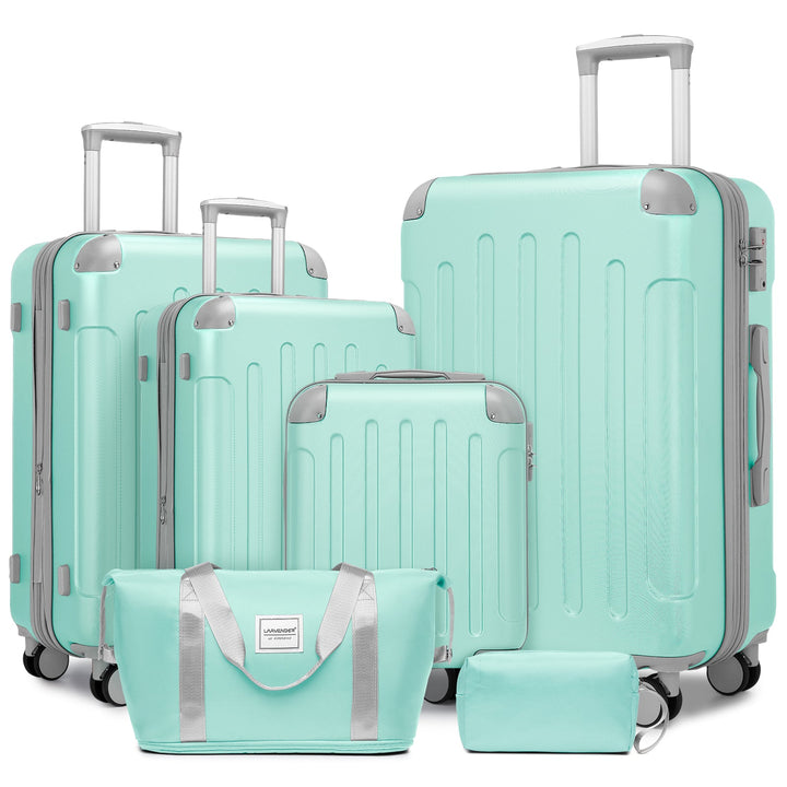 Amerika's best verkochte luggage set, 6-piece with travel bag, fabriekshoge quality, suitable for studenten and persoonlijke travel.