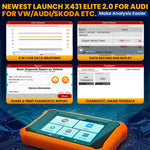 LAUNCH the CRE diagnostic Instrument 2.0 Edition German Technology full-feature Scan Economical practical