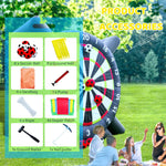 commercial inflatable voetbal dartboard for adults and kids, voetbalwedstrijd game, outdoor, achtertuin, inflatable voetbal dartboard