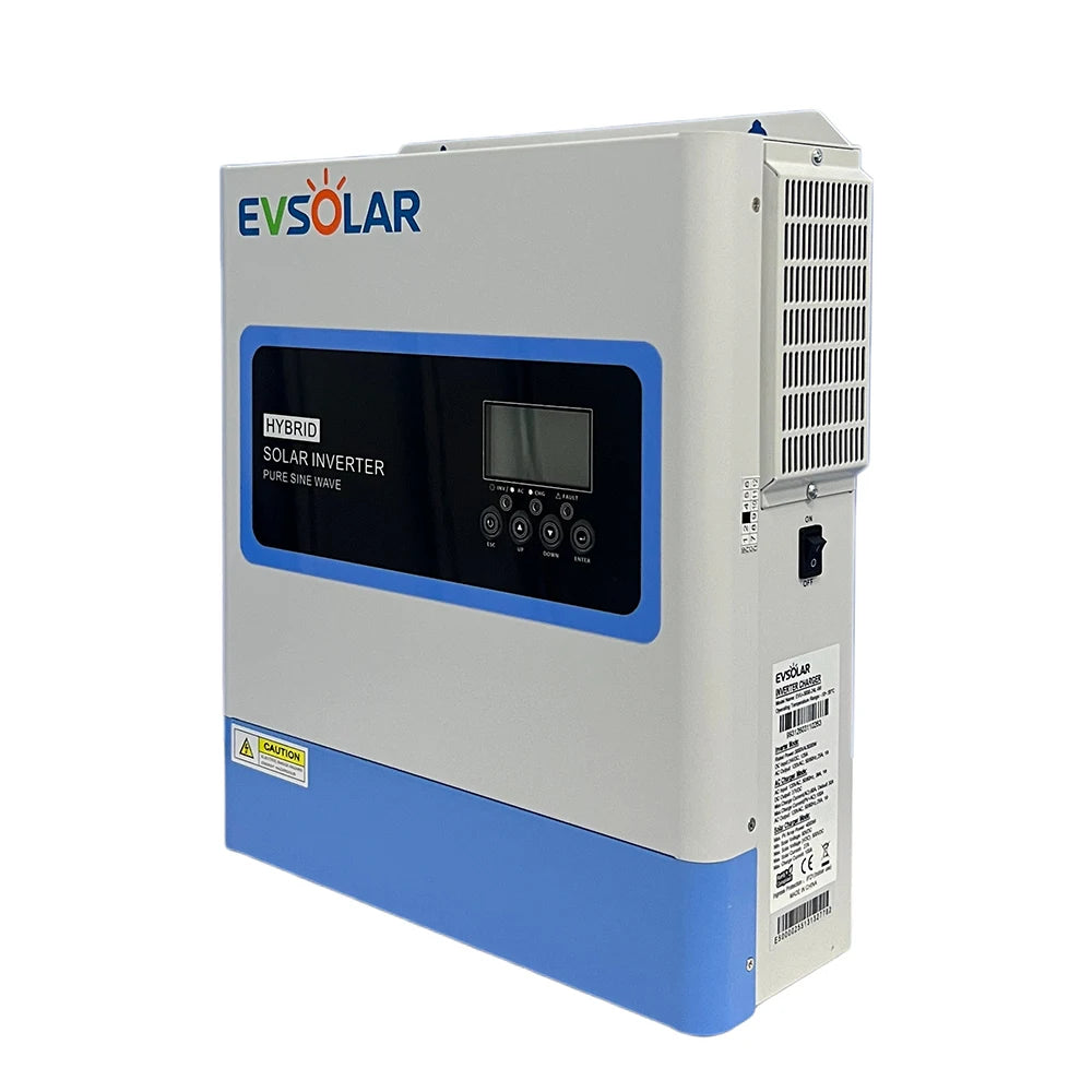 US Local stock 3000W Hybride Solar Inverter 3KVA 24V 120Vac LCD Display Meerdere Batteries Compatibel for Camping Boerderij S