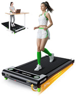 EU Stock folding Under-desk Treadmill Electric Treadmill Maximale Draagcapaciteit with manual Tilt adjustment for home use