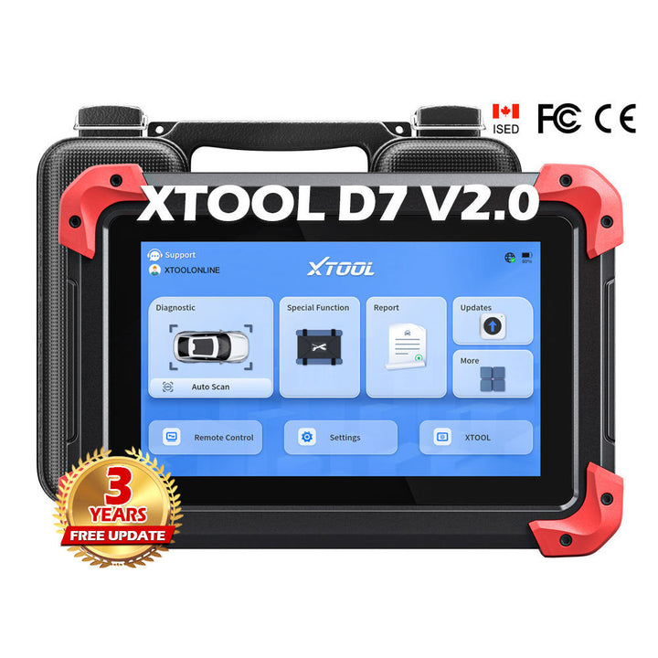 EU warehouse Local stock XTOOL D7 EU car diagnostics device ECU coding Auto Code reader diagnostic tool OBD2 Scanner 36+ Rese