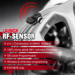 USA EU Warehouse Launch X431 LTR-V Digital TPMS Sensor 4 pcs 315MHz Bandenspanningscontrole 12V Voltage for All Cars