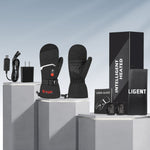 Verwarmde gloves for outdoor, winter, waterproof, thermisch, touchscreen, rechargeable, lightweight, long batterijduur, antislip.