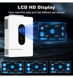 12kW Solar Inverter 12000VA Pure Sine wave Hybrid Inverter 48V 120/240V Dual MPPT 9000W+9000W UL1741 for US Split Inverter 1200W