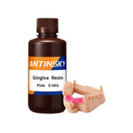 EU free shipping Antinsky gingiva resin for DLP LCD Resin 3D printer 405nm 0.5kg high elasticity and low odor photopolymer resins