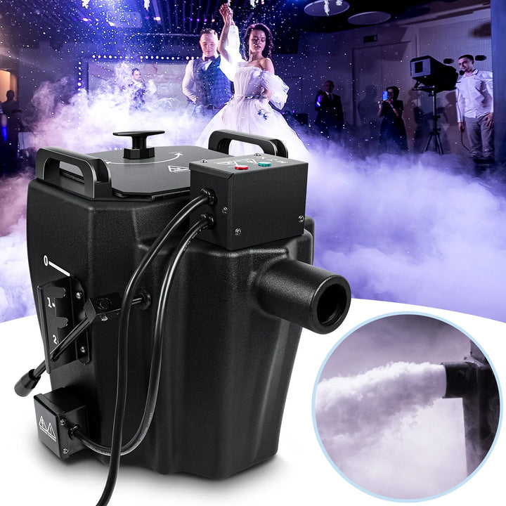 US Stock you`King DJ-apparatuur 3500W Dry Ice Machine Low Fog Machine for Stage Fog Effect Party wedding smoke machine