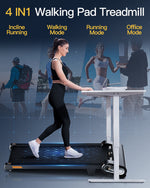 automatic tilt adjustment under-desk treadmill with LED-screen, electric drive for thuisgym, EU stock, direct available