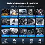MUCAR 682 AI car diagnostic tool with 20+ services, CAN FD, 6,2 inch touchscreen, bidirectional, wereldwijd, meertalig, free 