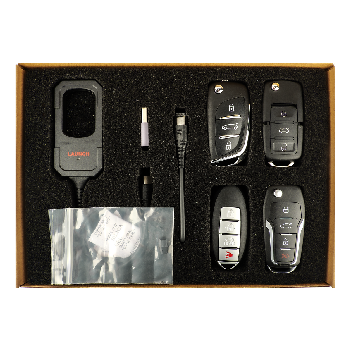 LAUNCH X431 Key Programmer Remote Maker with Super Chip and 4 sets smart keys