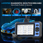 MUCAR 632 lifetime free update OBD2 scanner ABS ECM TCM SRS system DPF Oil Reset Actuator Control CANFD Car AI Diagnostics tool