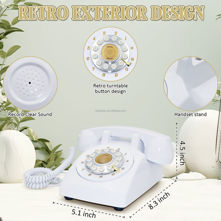 Large capacity wedding photo booth decoratie audio guest book phone with voice recordingfunction handtekeningen