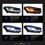 2 pieces Akd Car Styling Head Lamp For Bmw G30 2017-2020 G31 Daylights Turn signal High beam Car Accesorios Gemodificeerde