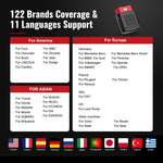 MUCAR BT200 PRO Car Diagnostics Tool Oil IMMO SAS 15 Reset OBD2 scanner Car code reader for full System diagnostics