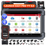 US EU Warehouse Launch X431 Pro TT full-feature diagnostic tool for the most 12V Cars OBD2 Scanner CAN FD & DoIP with 38 Rese