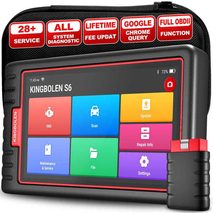 Usa EU warehouse KINGBOLEN S6 full systems OBD2 diagnostic Scanner 28 Reset bidirectional test lifetime Update Scanner
