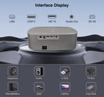 EU Stock 1080P Projector Full HD 4K 26000 Lumen Projectors Android Smart Projector LED Projector Mini Home Theater With Dolby