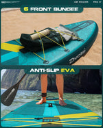 free shipping Inflatable Paddleboard 400lb Load capacity Stand-up Paddleboard Watersport Surfen sup Gonfiabile for all Niveaus