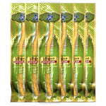 6-pack natural plantentandenborstels Miswak-sticks - vacuum packed traditionele mondverzorging takjes with muntsmaak for frisse adem