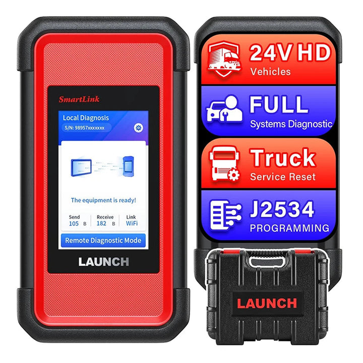 Launch X431 Smartlink C 24V Heavy Duty Truck Module for diagnostics of machines and commerciële vehicles