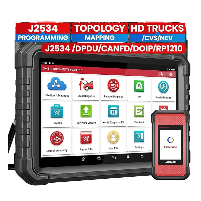Usa EU warehouse LAUNCH X431 Pro3 Professional J2534 Programming Obd2 Scanner Diagnostic tool For All Auto 'S ECU coding