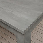 Isabel Uitschuifbare Dining table 90 to 180 cm Cementgrijs Melamine Afwerking For Binnengebruik