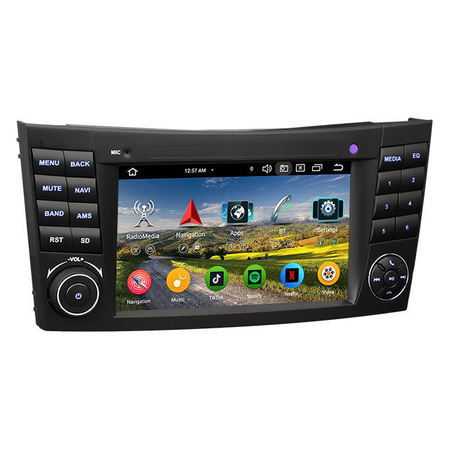 EU Stock ES5781and Android 14 GPS 4G Wi-Fi Auto Multimedia Speler for Mercedes Benz E-Klasse W211 Auto GPS Stereo Radio