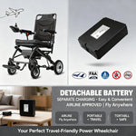 Electric wheelchair 12kg ultralicht portable electric wheelchair for elderly with lithium battery