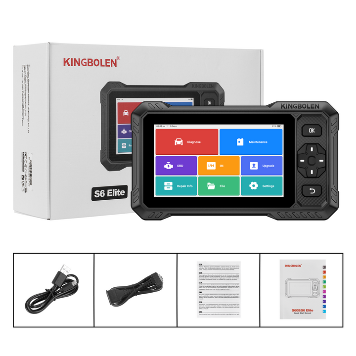 USA EU Warehouse KINGBOLEN S6 Elite full system OBD2 Scanner bidirectional Scantool lifetime free Upgrades