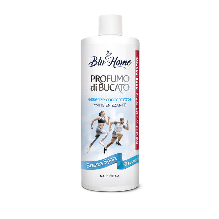 Sport Breeze - Blu Home 500 ml (box with 12 pieces) ODOR CONTROL disinfecting Parfum with plant-based Glycerine laundry fragrance