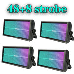 4 STKS 200 W LED 864RGB + 96 white 48 + 8 Segmente Strobe Sound Control DMX Super Heldere DJ Disco Wens publiek Party stage l