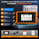 Usa EU warehouse LAUNCH Cre 2.0 Elite For Toyota Obd2 Scanner Diagnostic tool All Reset Servicecode reader