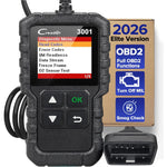Start CR3001 V2.0 Auto Code Reader Engine Fault Scanner, compatibel with all vehicles die the OBDII-protocol ondersteunen.