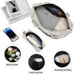 Harde suitcase with 4 spinnerwielen, uitbreidbare trolleytas including reistrolley & toilettas for on travel