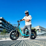EU stock free shipping 20" folding Aluminum Alloy Fat bike 36V/13Ah Rear rack lithium-ion battery C05 Pro Fat tires E-bike