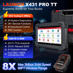 LAUNCH X431 Pro Tt Pro Dyno 2025 latest ECU coding diagnostic tool FCA Atuoauth 2 year free updates