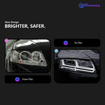 2PCS AKD Auto Styling headlight for AUDI A6 headlight 2004-2011 LED DRL signal Automotive Accessoire