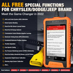 Usa Eu Warehouse Launch Cre For Chrysler Obd2-scanner Full-System Diagnostic Bidirectional Scan tool ECU coding Lifetime free