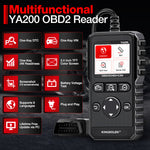 Usa EU warehouse KINGBOLEN Ya200 Scanner Automotive Professional Check Motor light OBD2 Scanner diagnostic machine