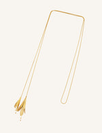 CUCOCUCA YXQ 53 Long-Lasting Shine Gold brushed stainless steel fine chain necklace
