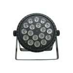 Stage Flat Light 18x18W LED Par RGBWA UV 6in1 DJ Stageverlichting Aluminium material suitable for wedding Church Feestzaal Ba