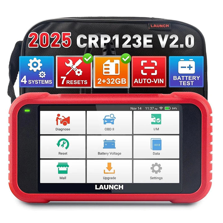 LAUNCH Crp123e V2.0 OBD2 Scanner Auto Tool free updates Motor Transmission diagnostic machine for car