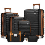 Amerikaans warehouse, high-quality luggage, fabrieksproduct, suitable for gezinnen, 6-piece kofferset, suitable for luchtvaartmaatschappijen