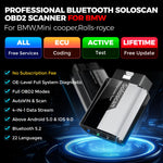 KINGBOLEN Soloscan for Bmw Bluetooth OBD2 Scanner bidirectional Scan Tool All Reset Service