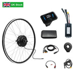 GreenPedel 500W electric bicycle conversion kit VK/FR warehouse Brushless Fietsset 48V hub motor electric bicycle conversion kit