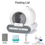 EU Warehouse intelligent automatic litter box Deodoratie Electric Easy Clean te Make 65L Extra Large capacity
