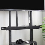 UNHO universal soundbar brackets under the TV, Soundbar TV bracket suitable for Soundbars with or without holes soundbar bracket for Sonos, LG