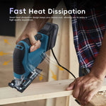 Podofo Electric cordless decoupeerzaag 18V 300W Cross-border model portable Woodworking Without battery 3500RPM Borstelloos Household use Cutting